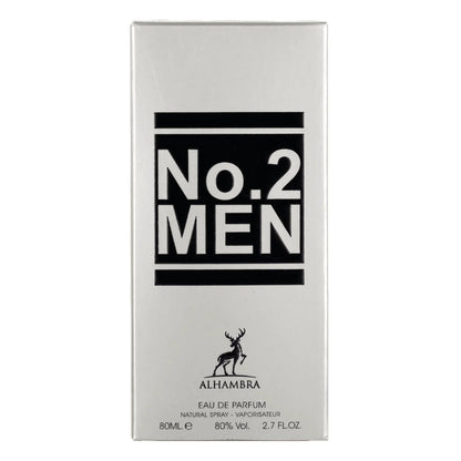 Maison Alhambra No. 2 Eau de Parfum for Men 80ml Long-Lasting Modern Masculine Fragrance