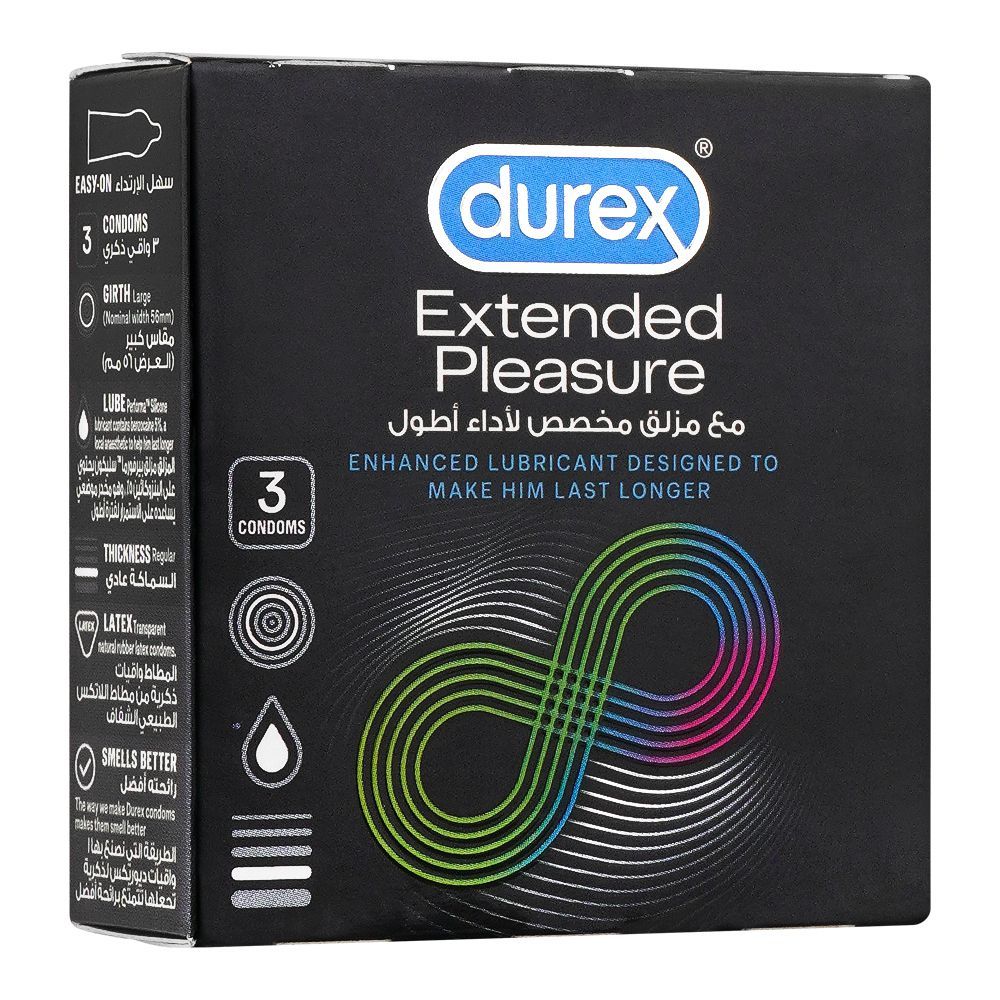 INNO Durex Condoms Extended Pleasure 3 Pieces