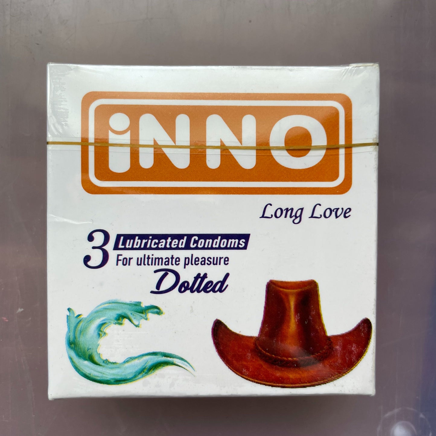 INNO Dotted Delay Condom 3 - 1