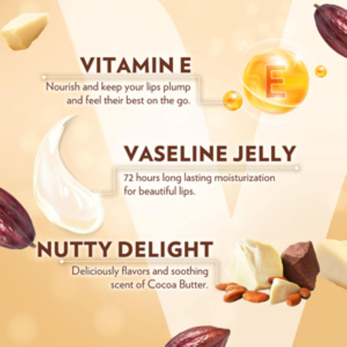 Vaseline Lip Therapy Lip Balm Cocoa Butter 7g