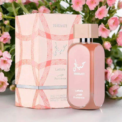 Lattafa Hayaati Florence for Women EDP 100ml - Long Lasting Floral & Fresh Perfume