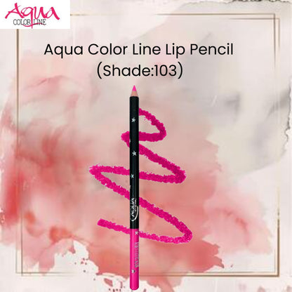 Aqua Color Line Lip Pencil (Shade:103)