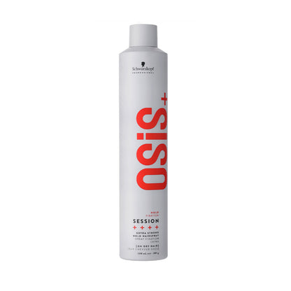Schwarzkopf Osis+ Hold Fixation Session Extra Strong Hold Hairspray 500ml Long-Lasting Control & Maximum Hold