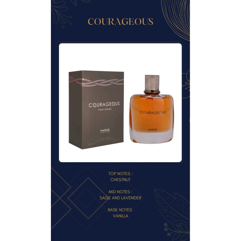 Faris Courageous Pour Homme by Fariis EDP 100ml for Men