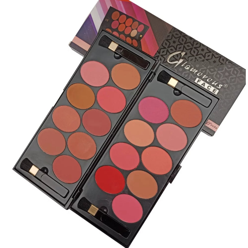 Glamorous Face 9+9 Baked & Matte Blushon Kit