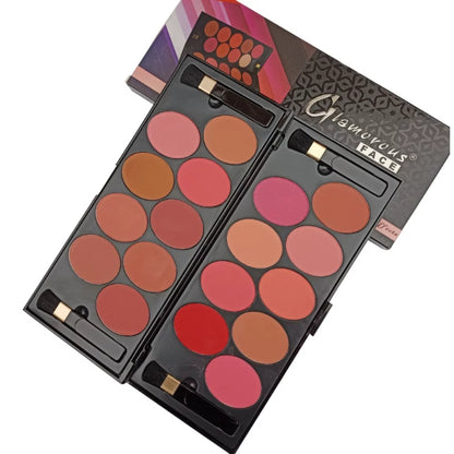 Glamorous Face 9+9 Baked & Matte Blushon Kit