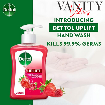 Dettol Uplift Liquid Hand Wash 250ml - Anti-Bacterial Daily Hand Cleaner