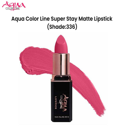 Aqua Color Line Super Stay Matte Lipstick (Shade:336)