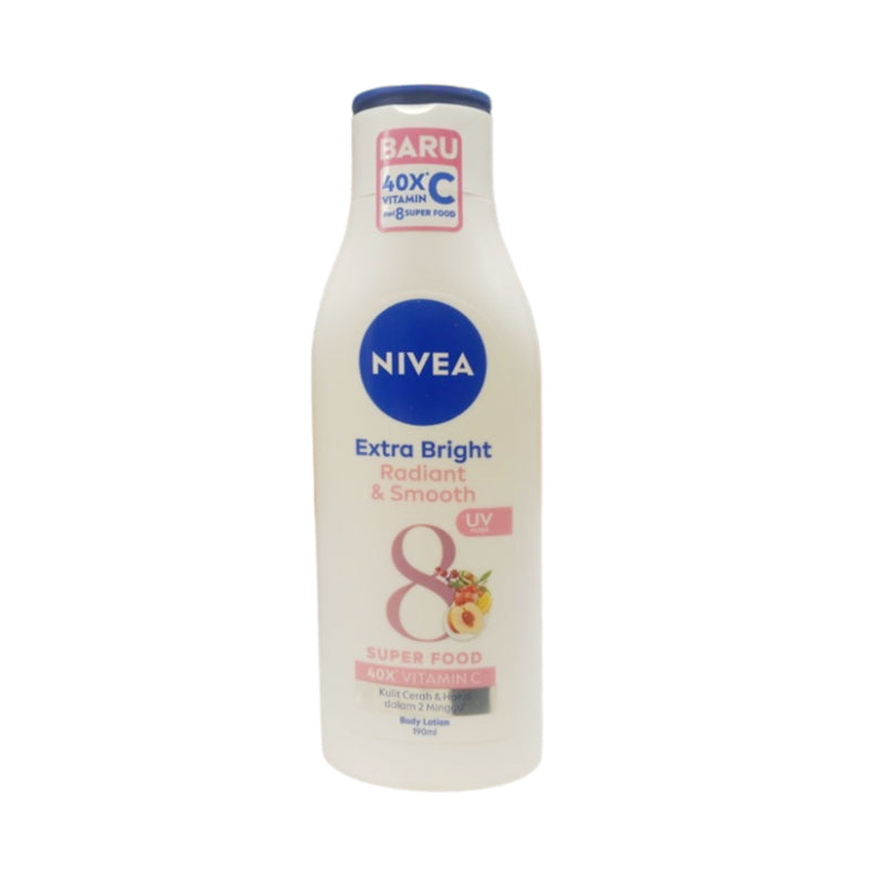 Nivea Extra Bright Radiant & Smooth 8 Superfoods Body Lotion 190ml