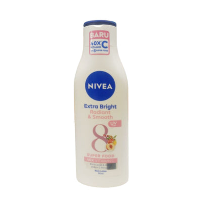 Nivea Extra Bright Radiant & Smooth 8 Superfoods Body Lotion 190ml