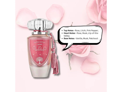 Lattafa Mohra Silky Rose EDP for Women 100ml