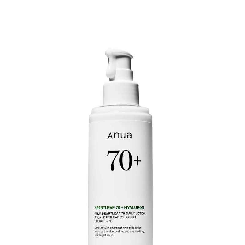 Anua Heartleaf 70+ Hyaluron Daily Lotion 200 ml Deep Hydration & Soothing Care (K Beauty)