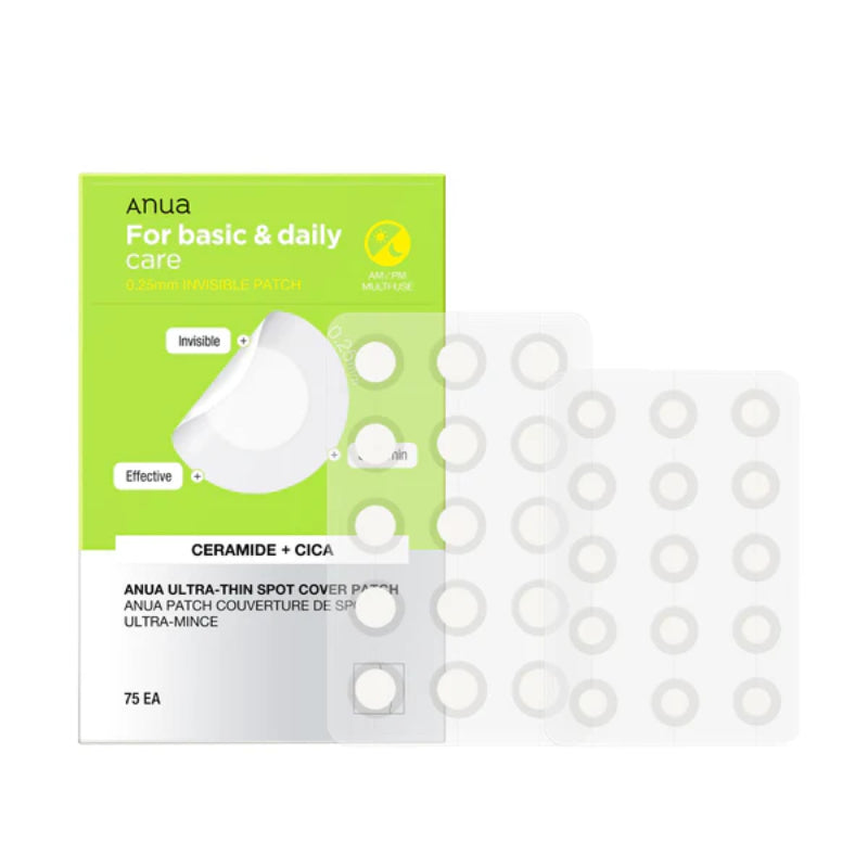 ANUA Ultra Thin Spot Cover Patch 75 Ea Skin Care Beauty Products