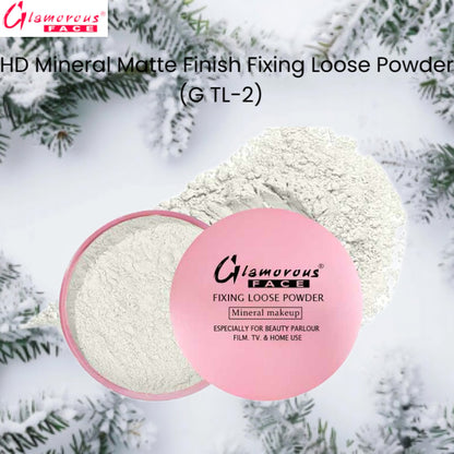 Glamorous Face HD Mineral Matte Finish Fixing Loose Powder (G TL-2)