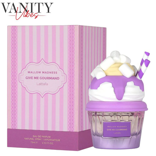 Mallow Madness Give Me Gourmand By Lattafa Eau de Parfum 75ml For Men & Women