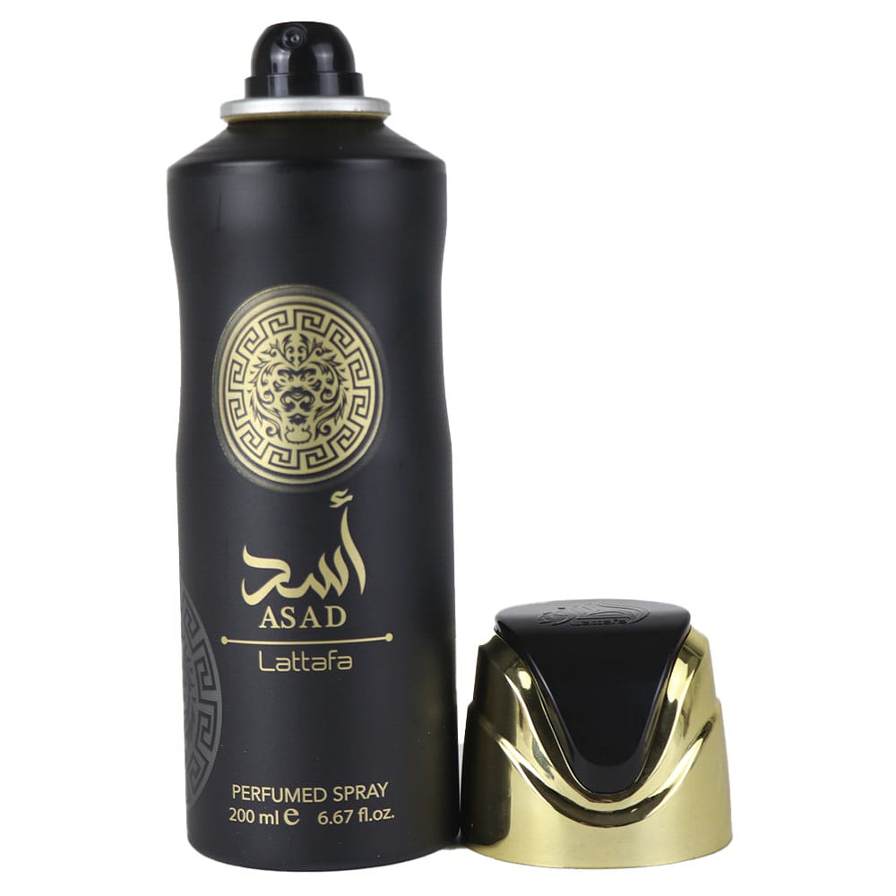 Lattafa Asad Premium Woody Essence Men Perfumed Spray 200ml - Long-Lasting Fragrance