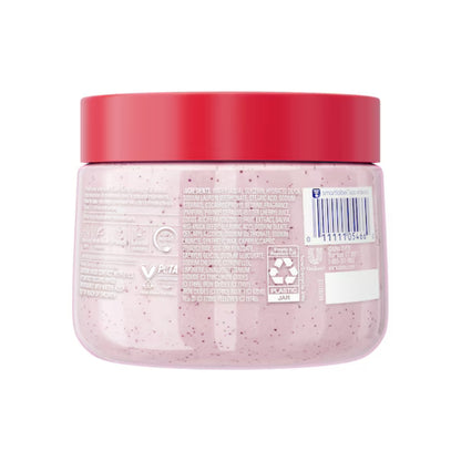 Dove Exfoliating Body Scrub Crushed Cherries & Chia Milk 15oz – Body Polish for Smooth, Soft & Glowing Skin