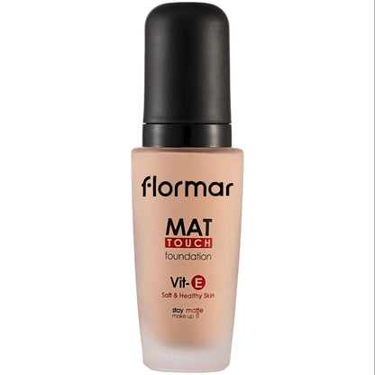 Flormar Mat Touch Foundation Vitamin E (Shade: 314 Light Beige) 30ml