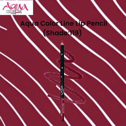 Aqua Color Line Lip Pencil (Shade:119)