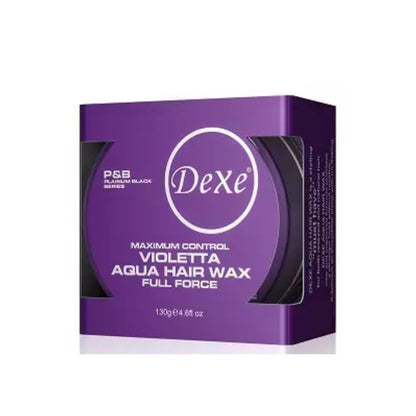 Dexe Maximum Control Violetta Hair Aqua Wax Full Force 150 g Strong Hold & Long-Lasting Style