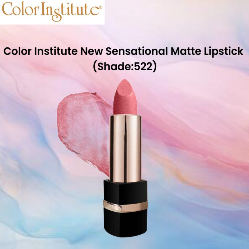 Color Institute New Sensational Matte Lipstick (Shade:522)