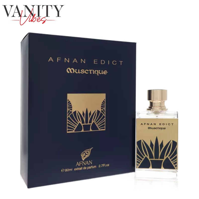 Edict Musctique by Afnan Extrait De Parfum 80ml for Men & Women