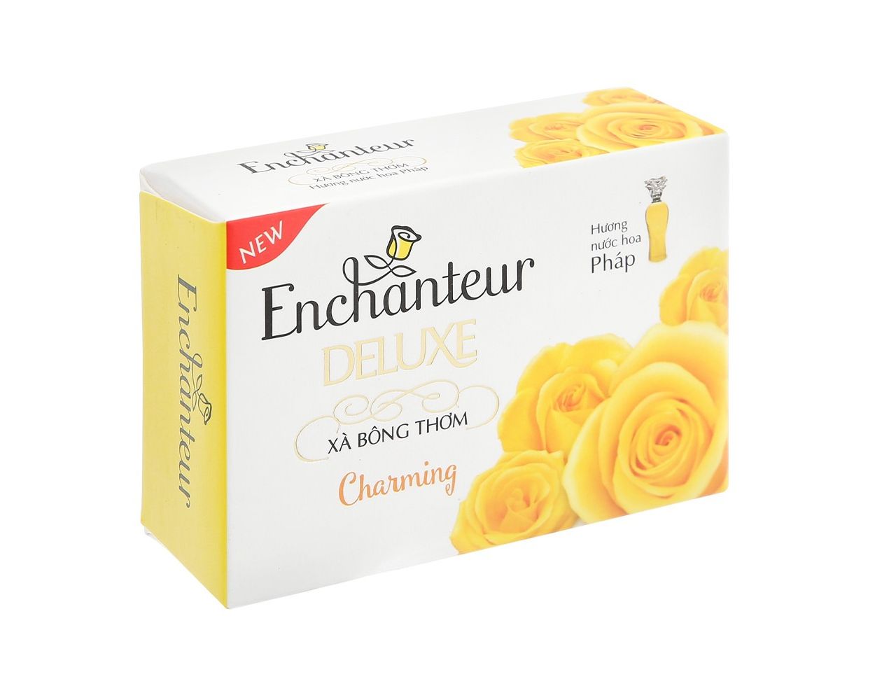 Enchanteur Deluxe Charming Soap 90g - Perfumed Floral Beauty Soap for Soft, Smooth & Fresh Fragrant Skin Daily Use