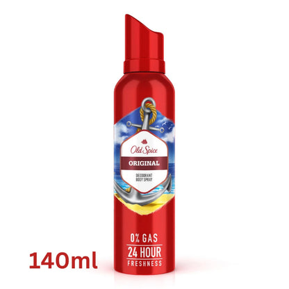 Old Spice Original 0% Gas Deodorant Body Spray 140ml For Men