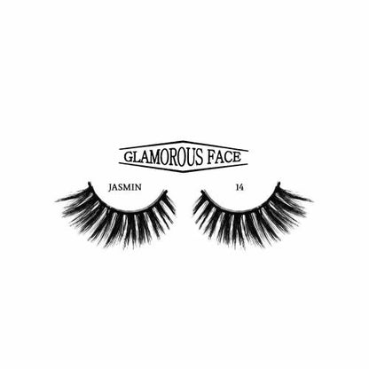 Glamorous Face Faux Mink 3D Eyelashes (Jasmin 14)