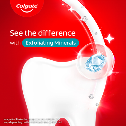 Colgate Optic White Exfoliating Mineral Toothpaste 100g Brightening & Deep Clean Formula