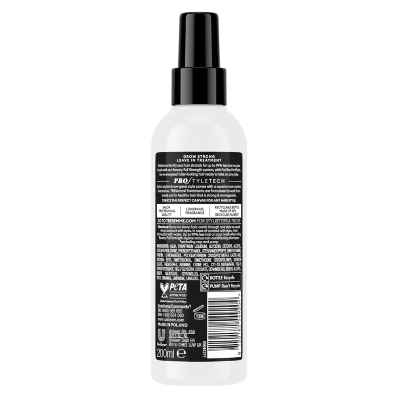 TRESemmé Strength Grow Strong Leave-In Treatment 200ml Nourishing & Strengthening Hair