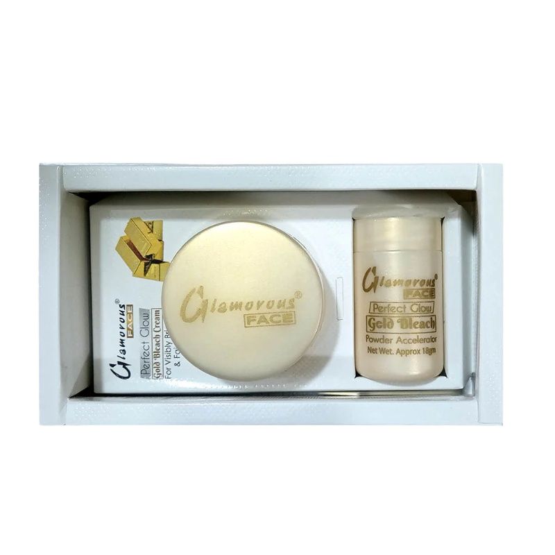 Glamorous Face Perfect Glow Gold Bleach Cream (Large)