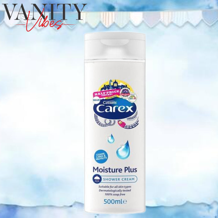 CUSSONS CAREX MOISTURE PLUS SHOWER CREAM 500ml