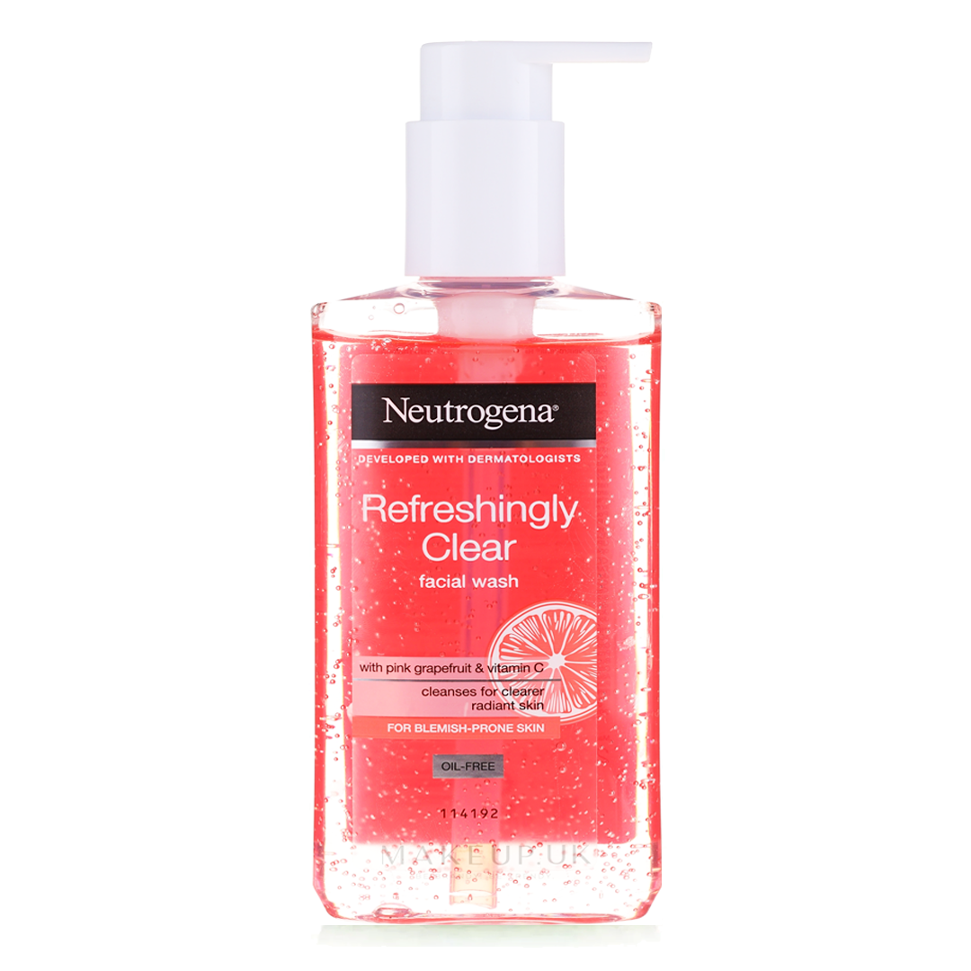 Neutrogena Refreshingly Clear Facial Wash With Pink Grapefruit & Vitamin C, 200ml