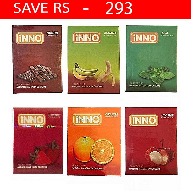 Inno flavoured condom Pack of 6