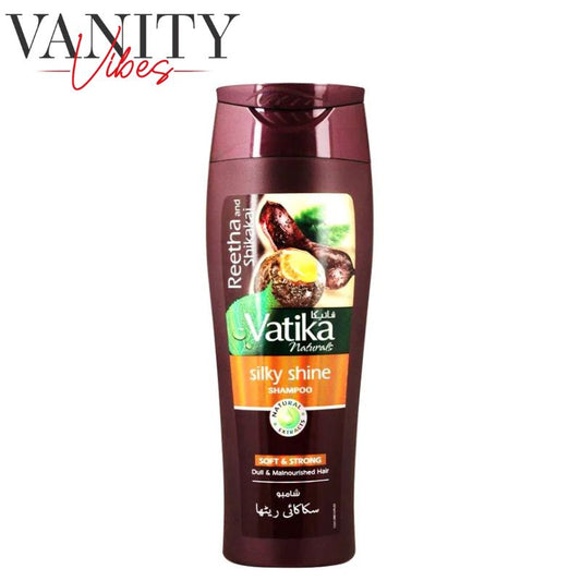 Vatika Reetha & Shikakai Silky Shine Shampoo 185ml