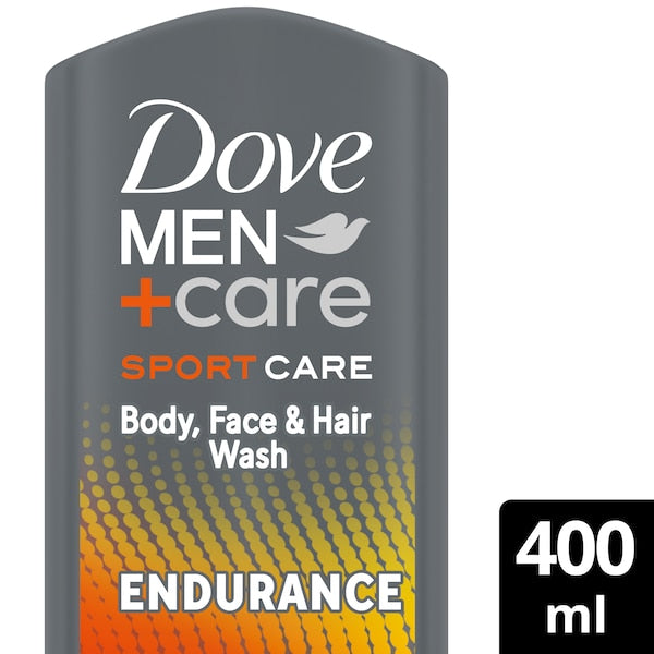 Dove Men+Care Sport Care 3-in-1 Endurance Body Face & Hair Wash 400ml