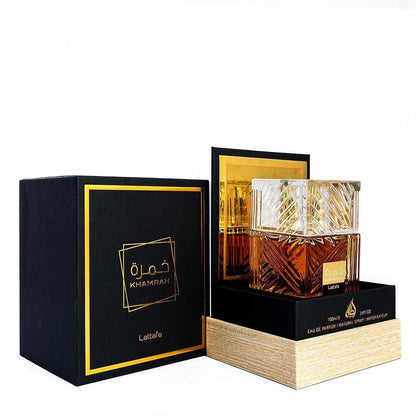 Lattafa Khamrah Unisex Eau de Parfum 100ml - Original Long Lasting Arabic Perfume