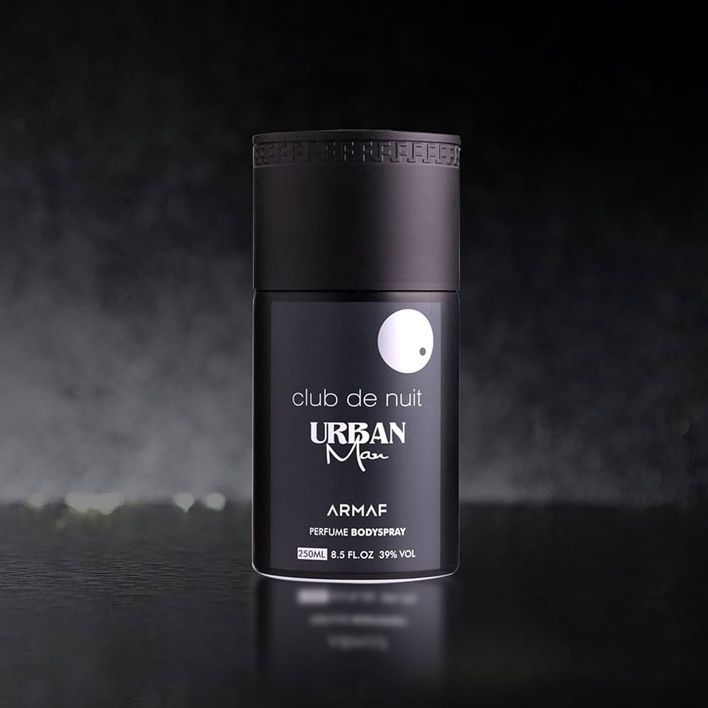 Armaf Club De Nuit Urban Man Perfumed Body Spray 250ml Long-Lasting Bold & Masculine Fragrance