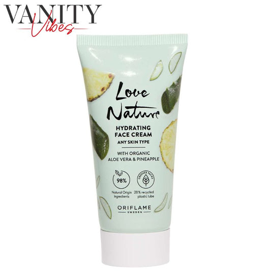 Oriflame Love Nature Hydrating Aloe vera & Pineapple Face Cream 50ml