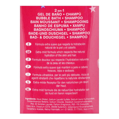 Lorenay My Little Pony 2-in-1 Bubble Bath & Shampoo 475ml - Gentle Kids Hair & Body Wash for Soft Cleansing, Tear-Free Formul