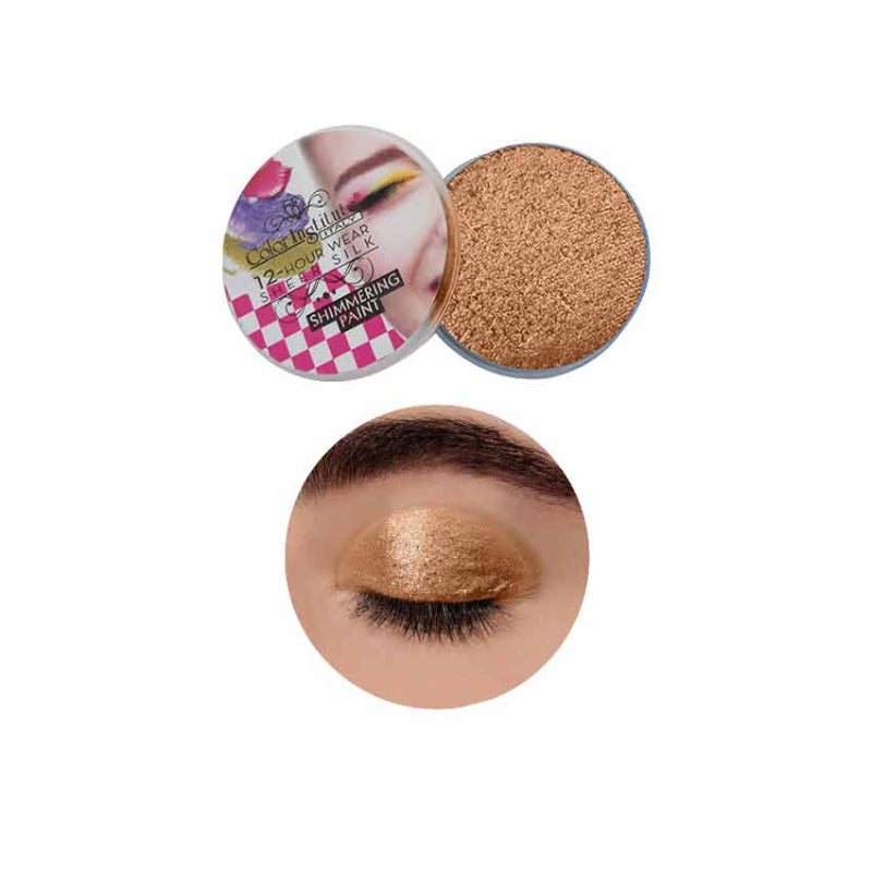 Color Institute Shimmer Eyeshadow . Eye Shimmering Paint (Shade:04) (Sleeping Gold)