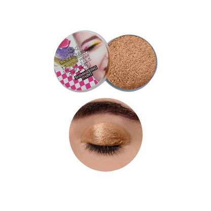 Color Institute Shimmer Eyeshadow . Eye Shimmering Paint (Shade:04) (Sleeping Gold)