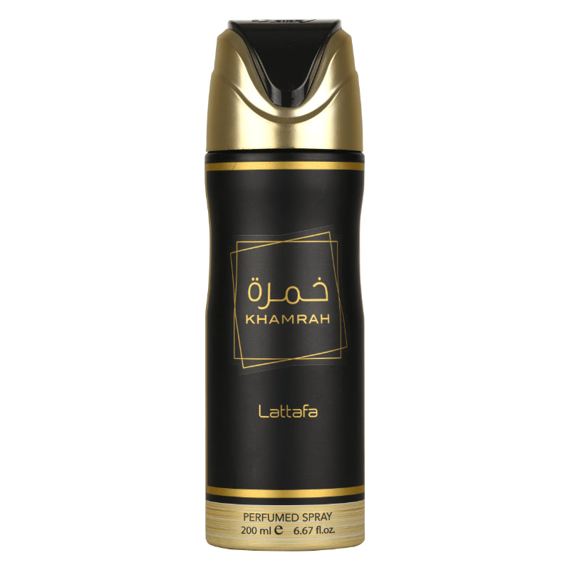 Lattafa Khamrah Deodorant Spray 200ml - Original Long Lasting Arabic Fragrance