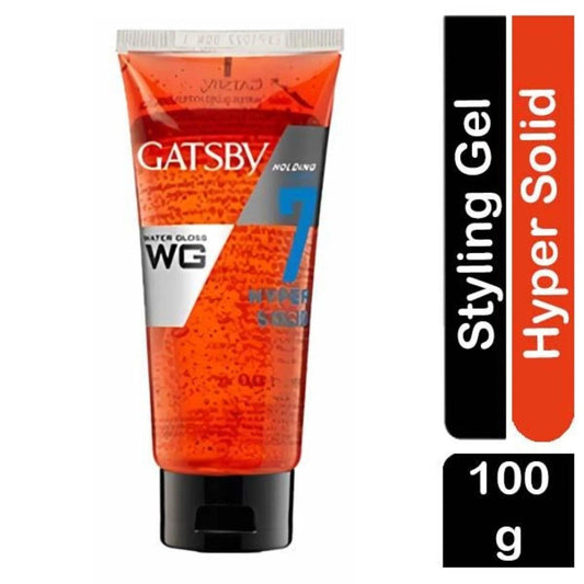 Gatsby Water Gloss Level 7 Hyper Solid Hair Gel 100g