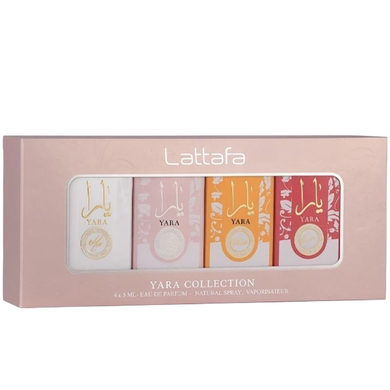 Lattafa My Yara Collection Eau de Parfum 4 x 5ml - Long Lasting Original Miniature Fragrance Set for Women