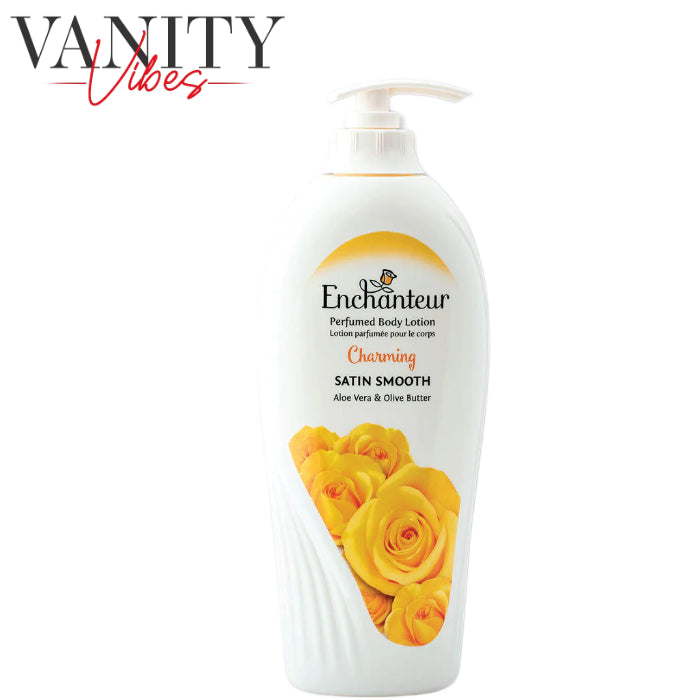 Enchanteur Satin Smooth Charming Lotion with Aloe Vera & Olive Butter 500 ml