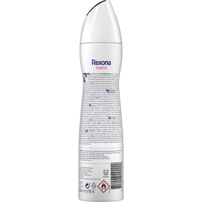 Rexona Women's Tropical Antiperspirant Spray 48 Hour Protection 200 ml