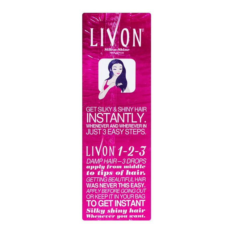 Livon Silk N Shine Hair Serum with Aloe Vera & Vitamin E 50ml