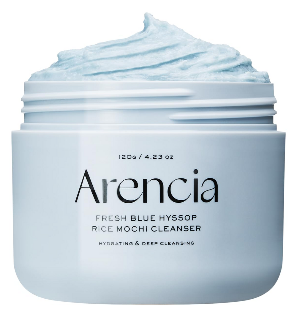 Arencia Fresh Blue Hyssop Rice Mochi Cleanser 120 g Gentle Cleansing & Hydrating Care (K Beauty)